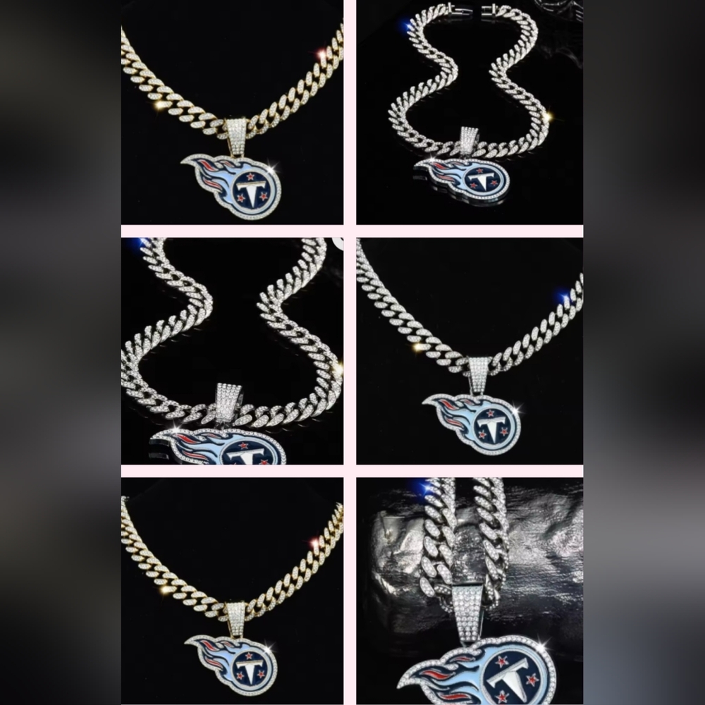 20" Tennessee Titans Iced Chain Necklace